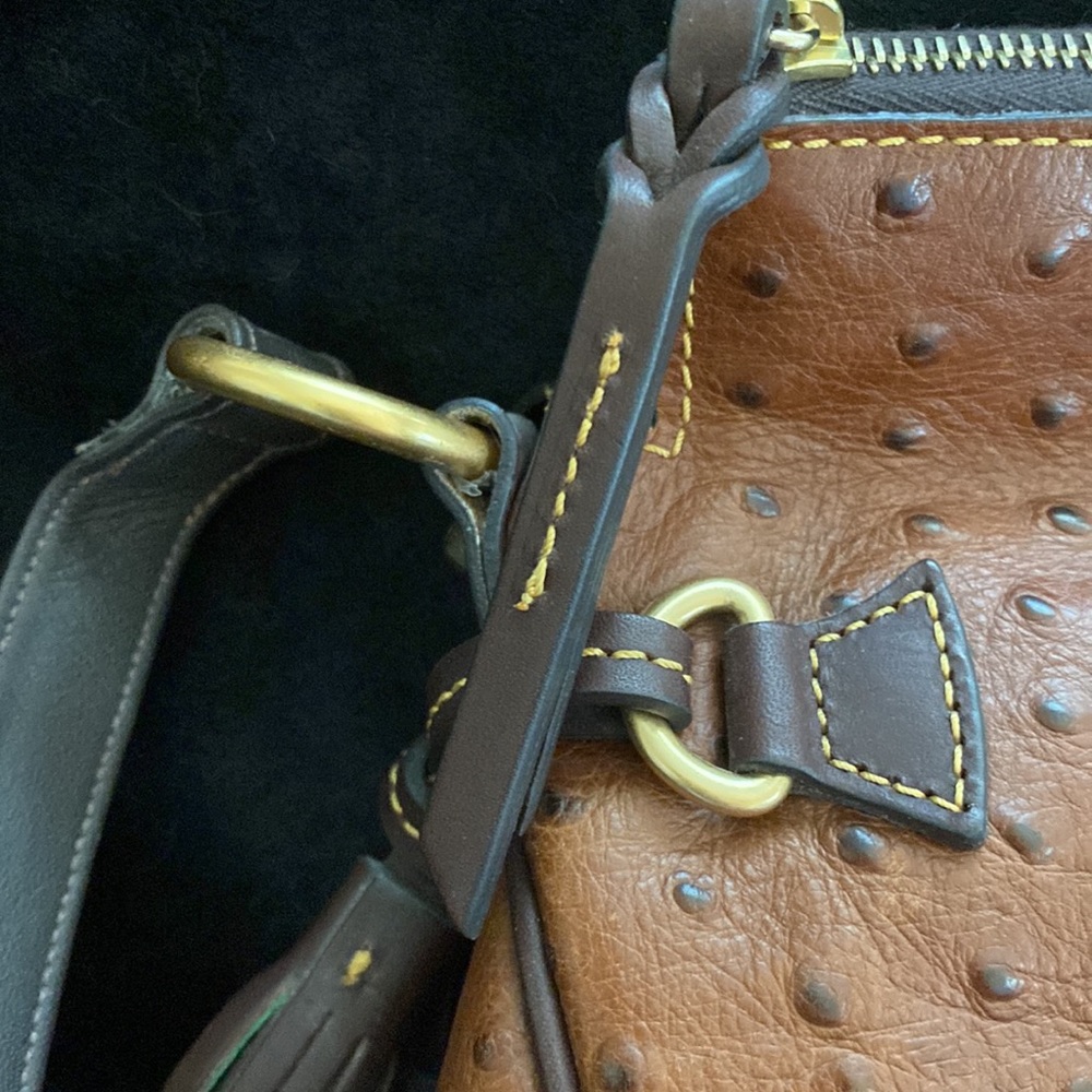 Dooney & Bourke Ostrich Skin Bag - Picture 7 of 15
